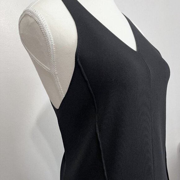 NWOT HOUSE OF HARLOW 1960 BLACK STRETCH KNIT MAXI DRESS - XL - Picture 5 of 11